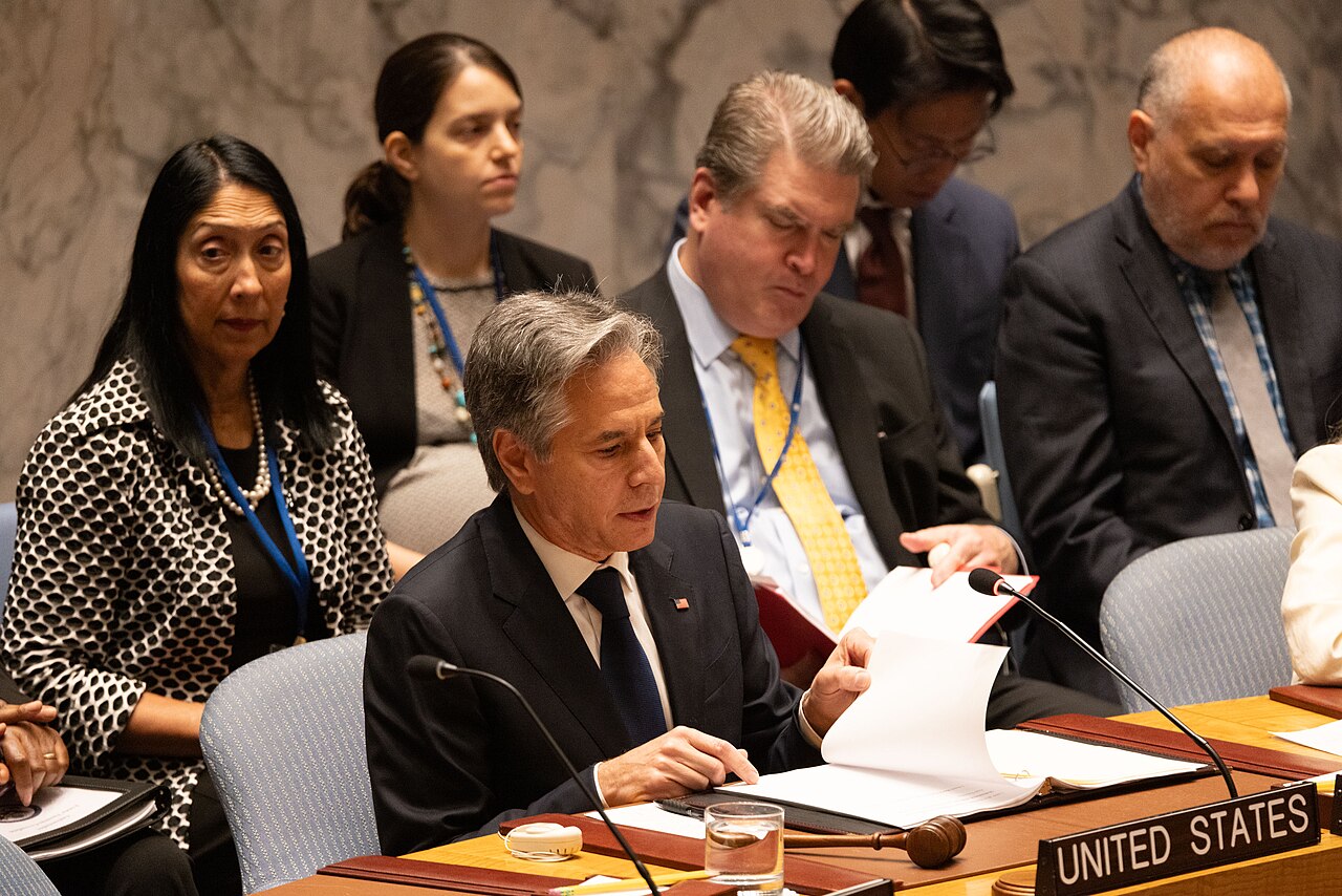 U.S. Secretary of State Antony Blinken chairs a high-level meeting of the UN Security Council.